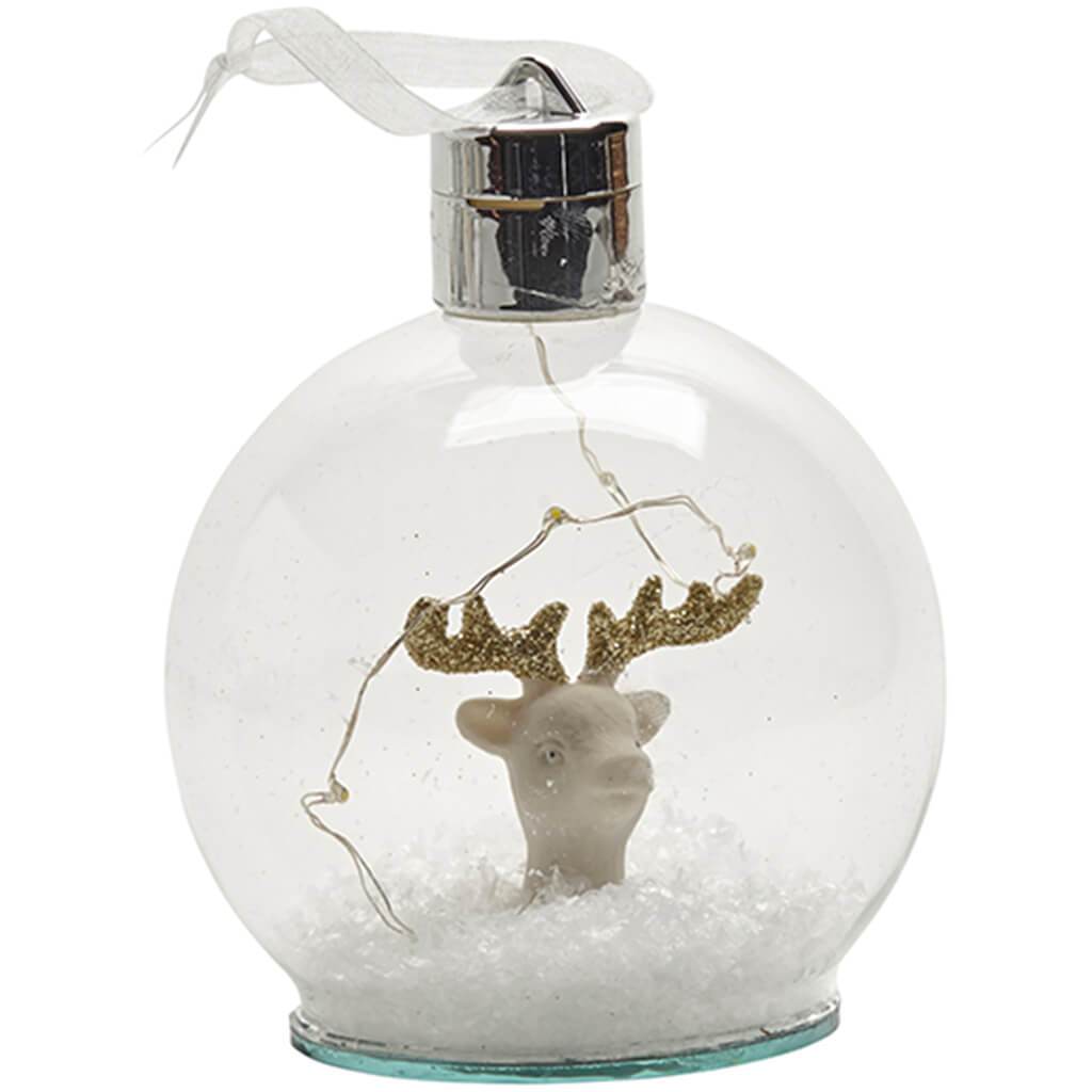 Reindeer LED Single Ornament