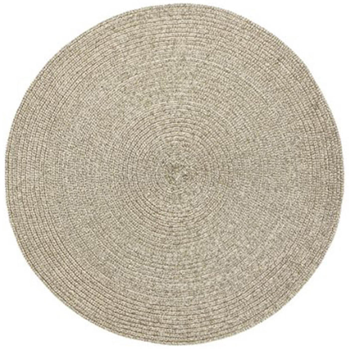 Holiday Metallic Round Gold Placemat, 15in D