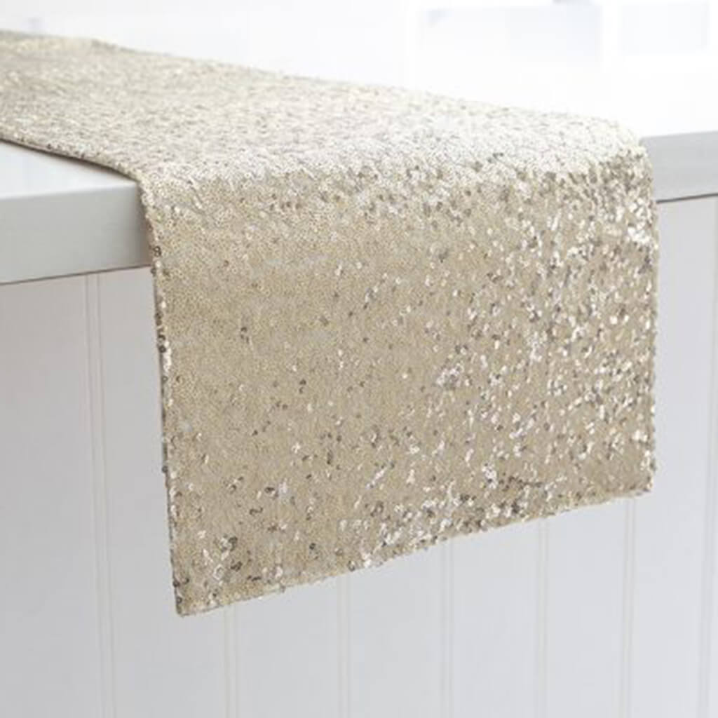 Luxe Sequin Tabletop Table Runner 14in x 72in