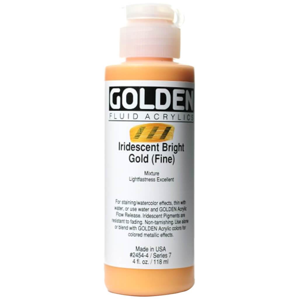 Golden Fluid Acrylic Iridescent Paint 4oz