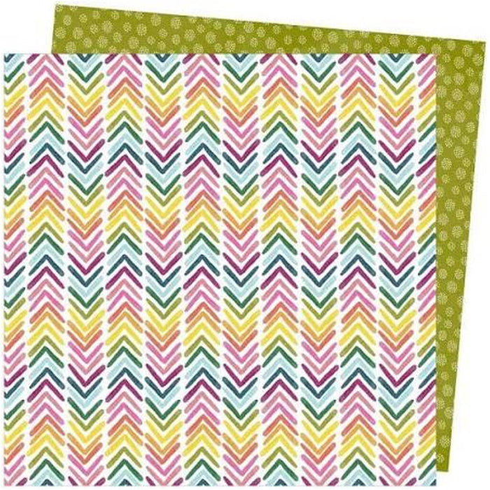 Patterned Paper Slice of Life Onward And Upward Double-Sided Cardstock Paper 12in x 12in