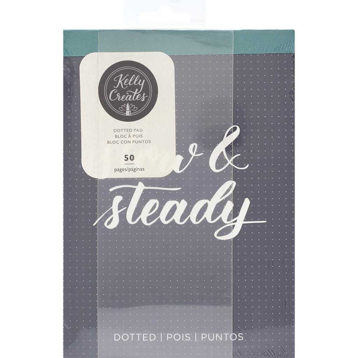 Kelly Creates 50sheets Practice Pad Dotted Black 6in x 8in