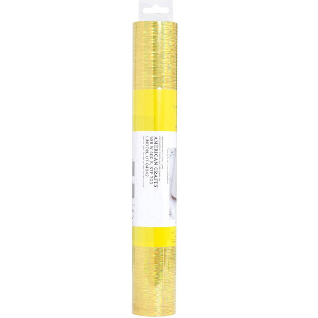 Adhesive Vinyl Roll Laser Lemon 12in x 48in