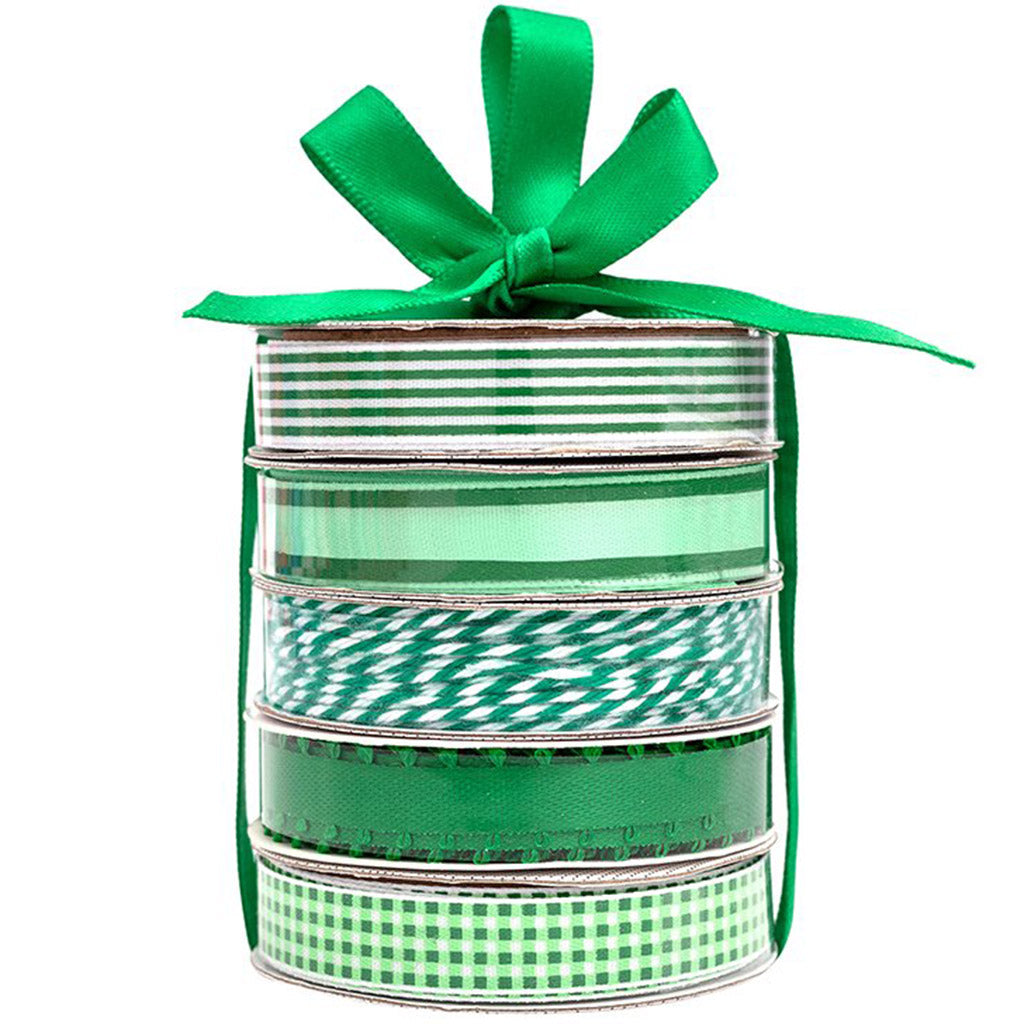 Ribbon Spool 5pk Gray