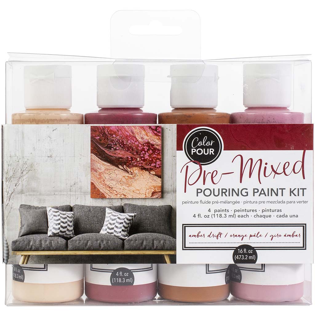 Color Pour Pre-Mixed Pouring Paint Kit