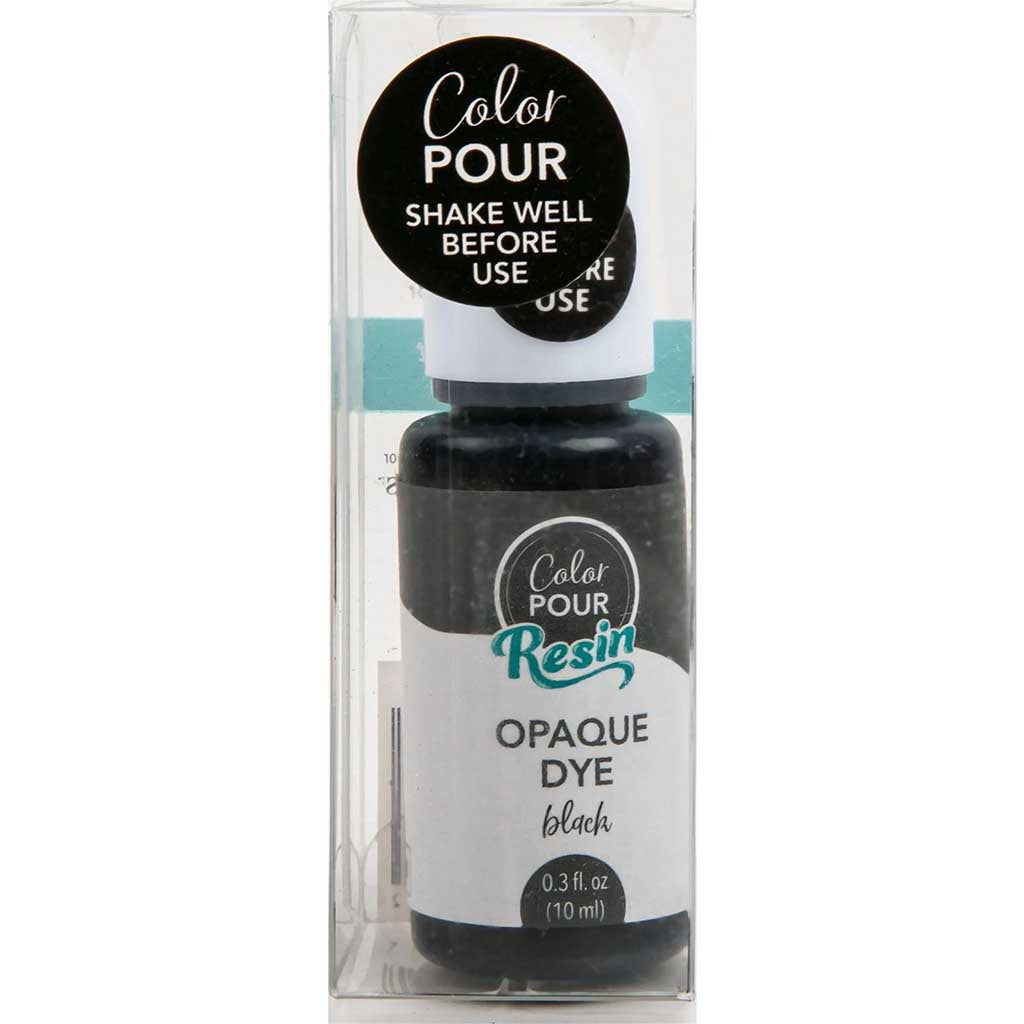 Color Pour Resin Opaque Dye, Black