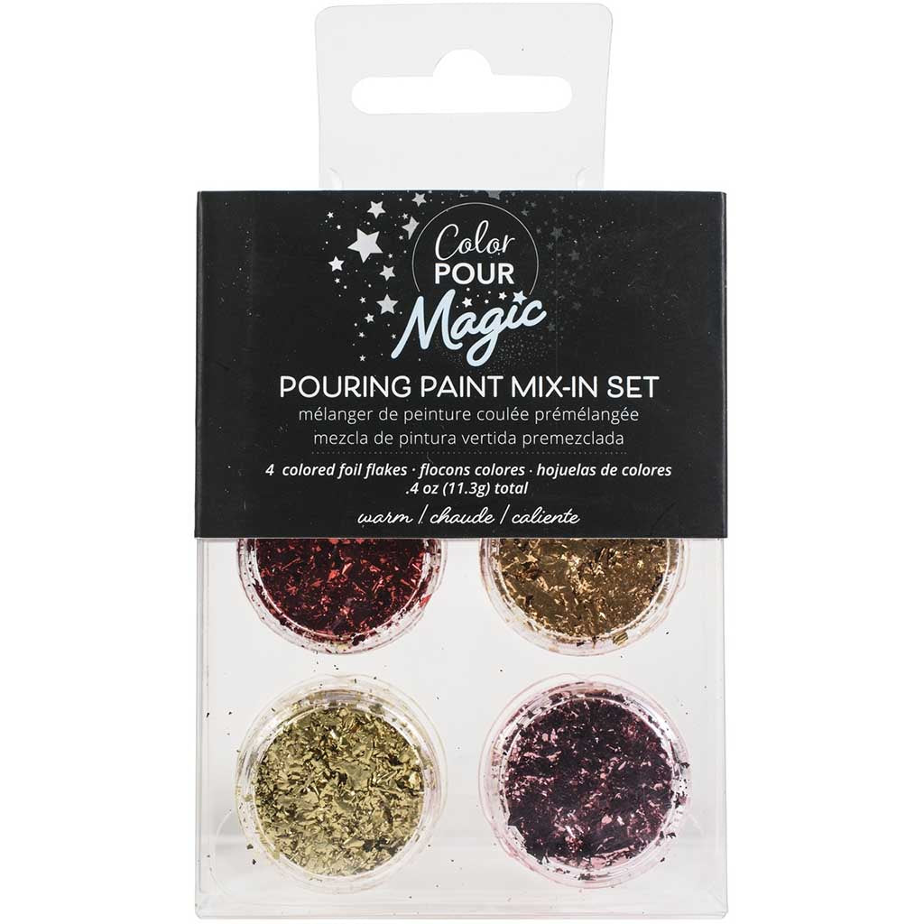 Color Pour Magic Foil Flakes Warm