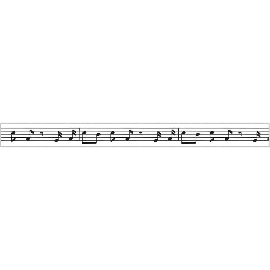 Music Adhesive Ribbon 3/8 Inch Craft Trim