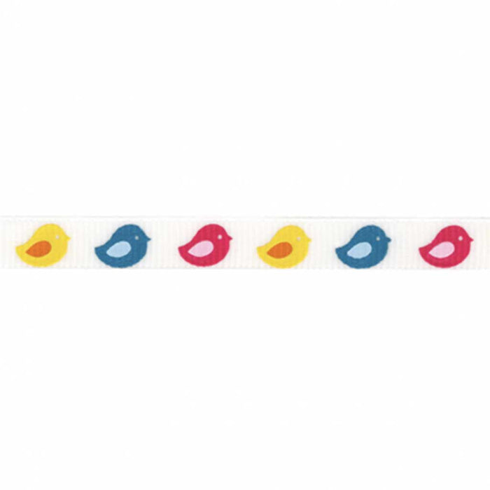 Colored Chicks Adhesive Ribbon 3/8 Inch