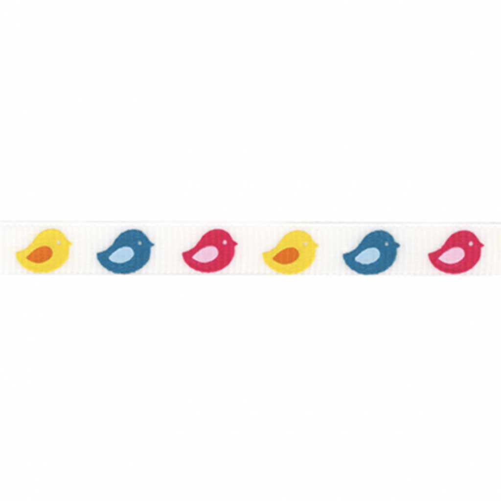 Colored Chicks Adhesive Ribbon 3/8 Inch