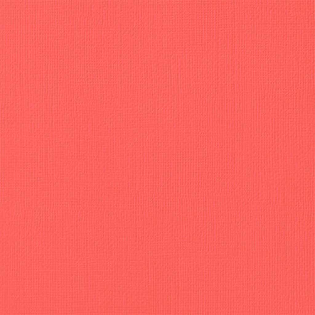 Textured Cardstock Weave Grapefruit, 12in x 12in