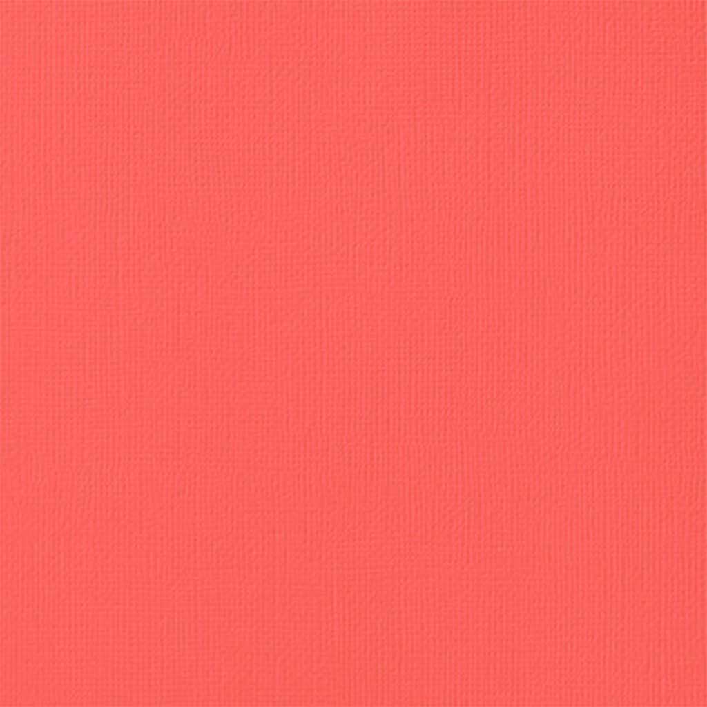 Textured Cardstock Weave Grapefruit, 12in x 12in