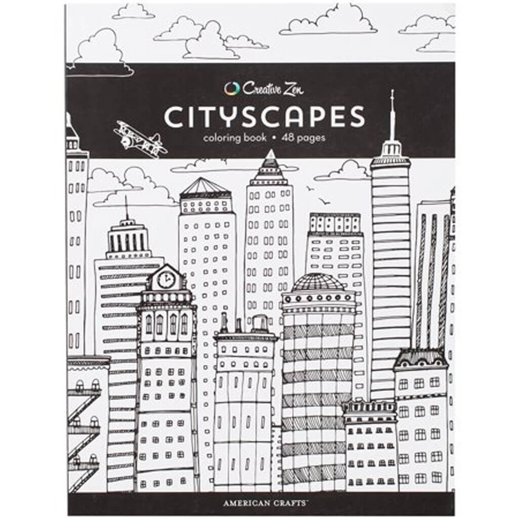 City Scapes Coloring Book