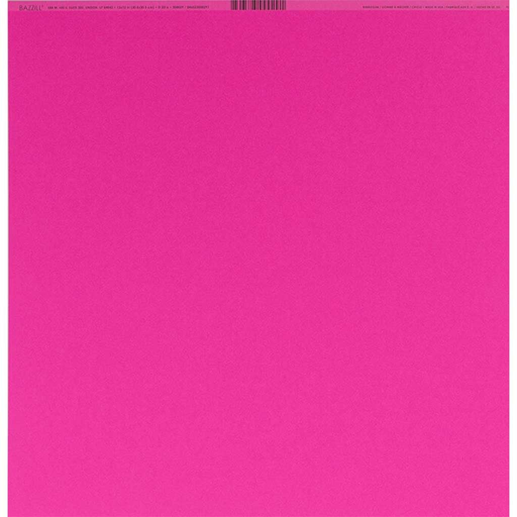 Cardstock Bubble Gum 12in x 12in | Premium Pink Craft Cardstock