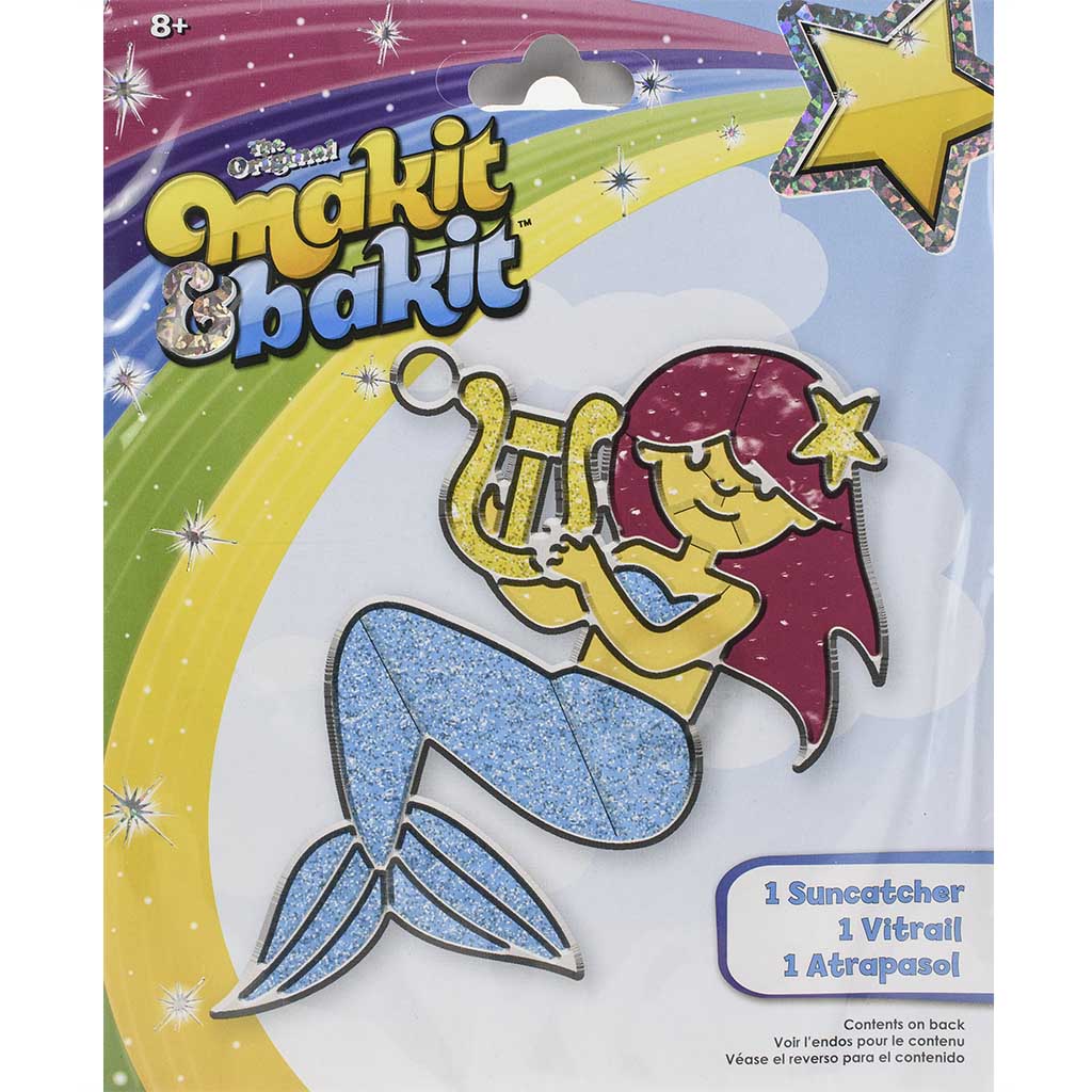 Colorbok Makit &amp; Bakit Mermaid Suncatcher Craft Kit