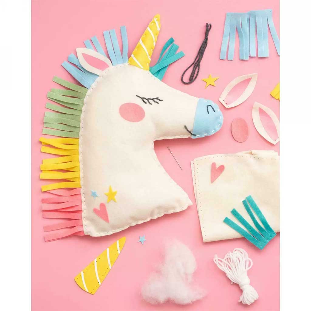 Sew Cute Felt Pillow Unicorn