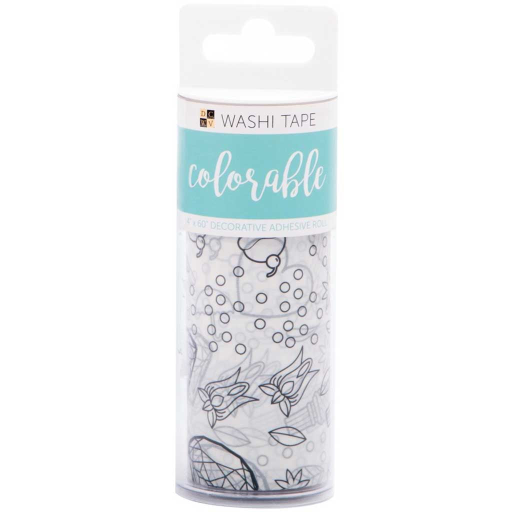 Colorable Washi Tape