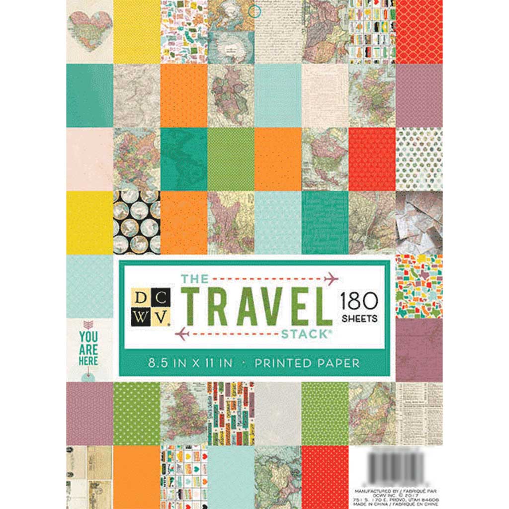 Double Sided Travel Paper  8.5in x 11in