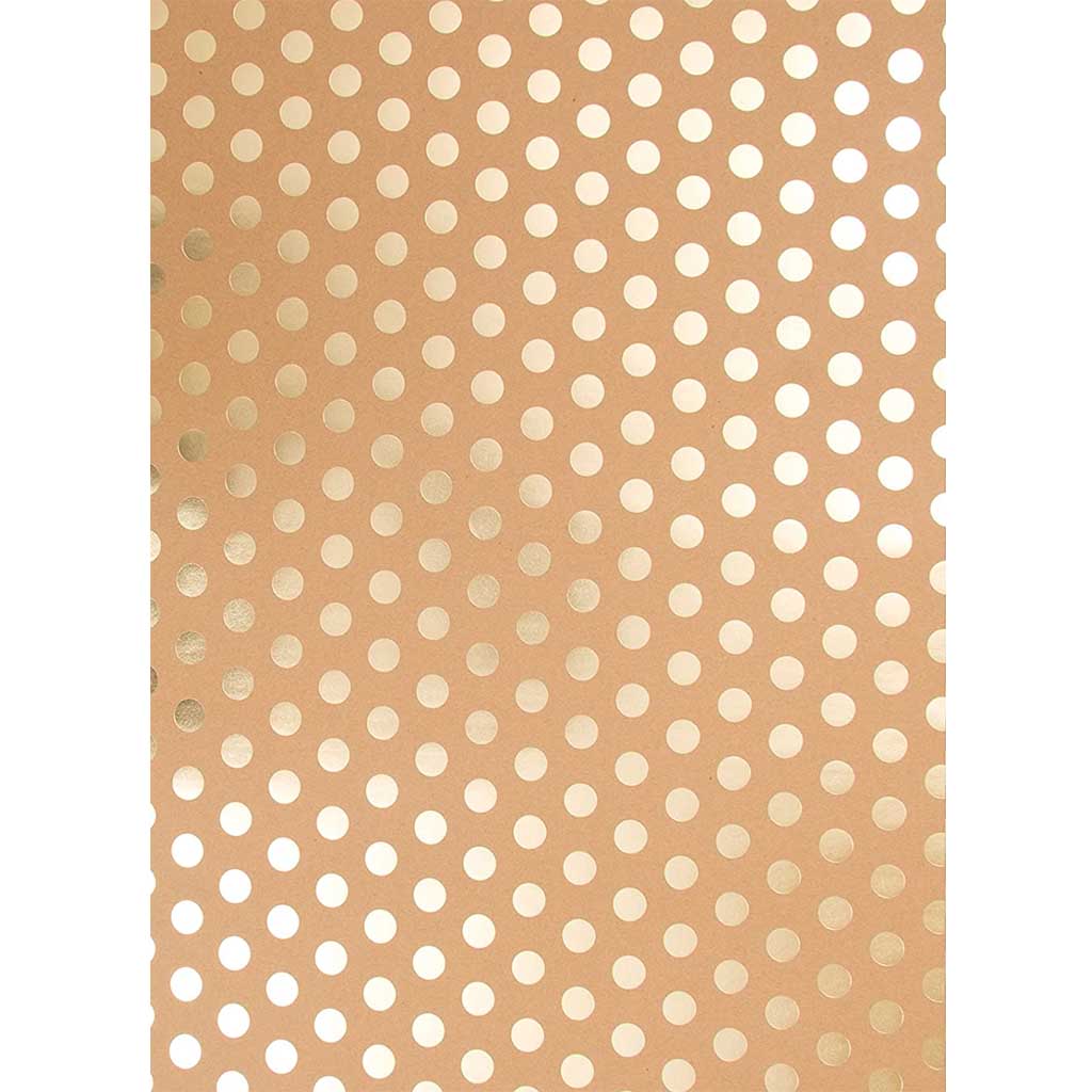 Gold Dots Poster Board