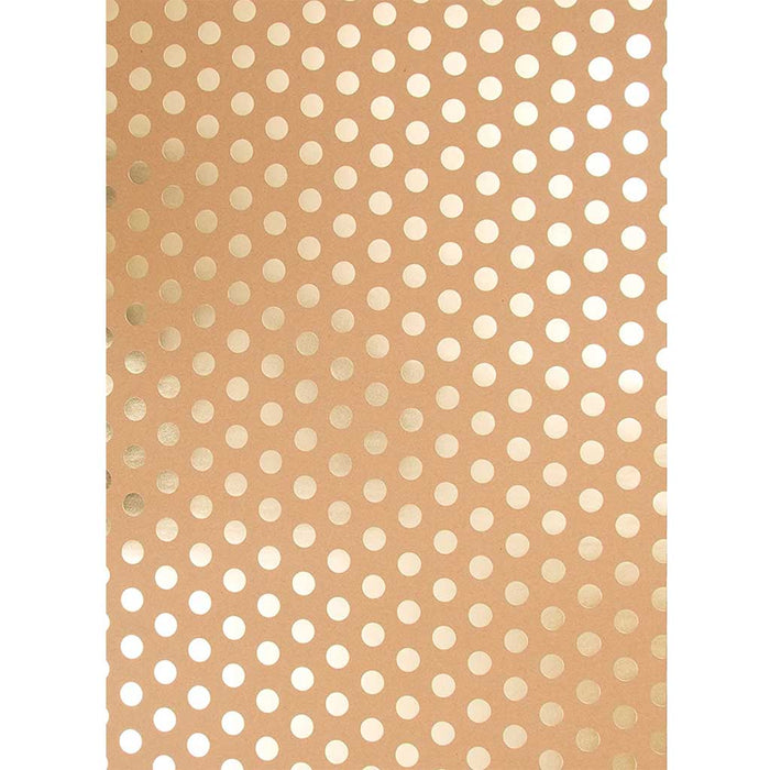 We R Designer Kraft with Gold Dots 22in x 28in Posterboard