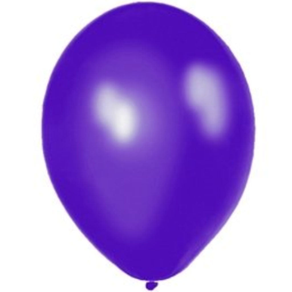 Standard Latex Balloon Metallic Violet 12in