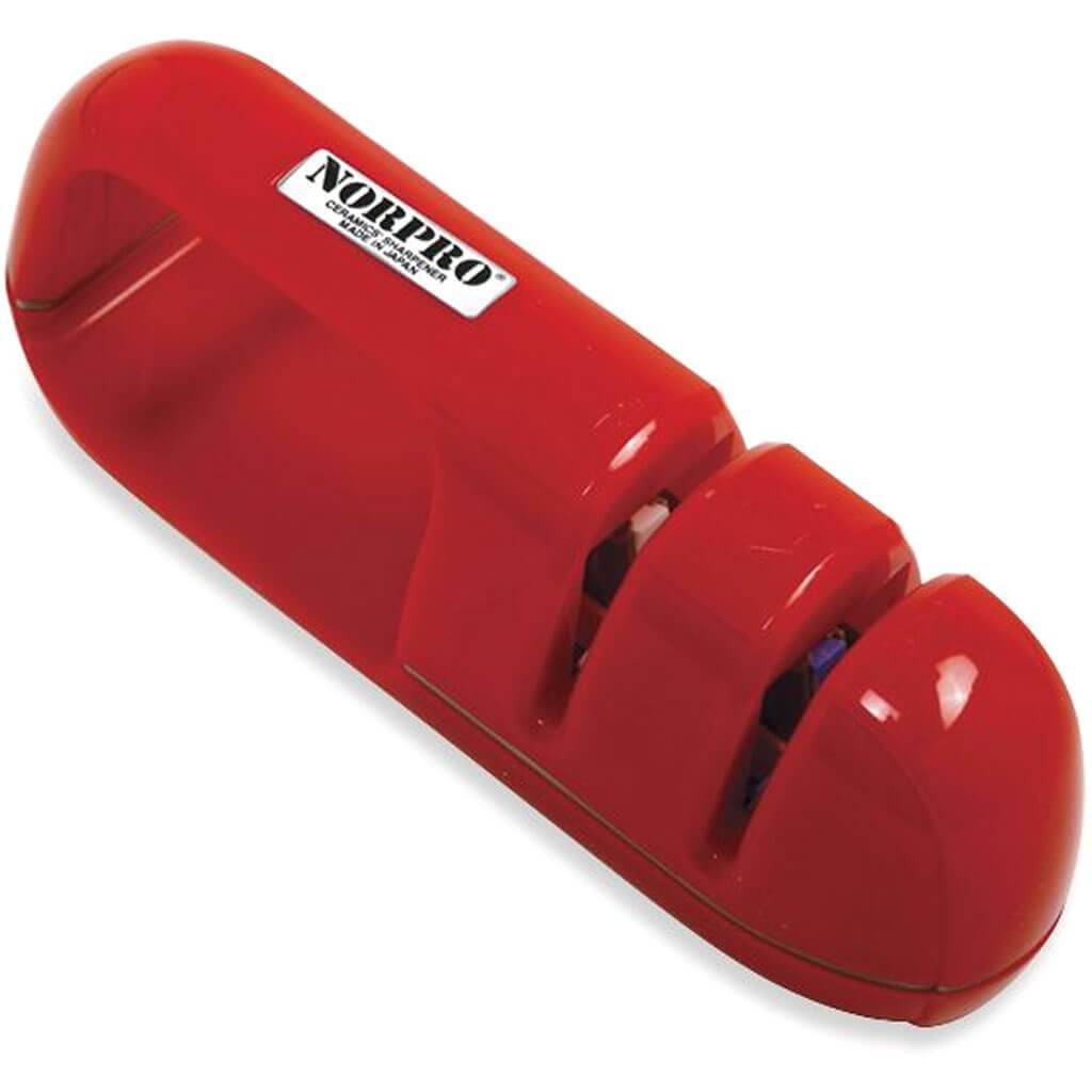 Double Knife Sharpener-Red