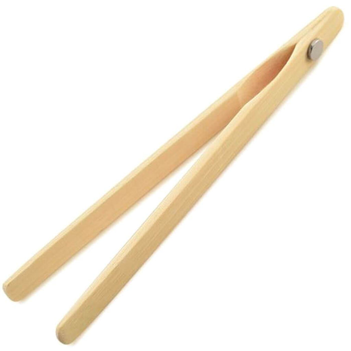 Bamboo Toaster Tongs with Magnet