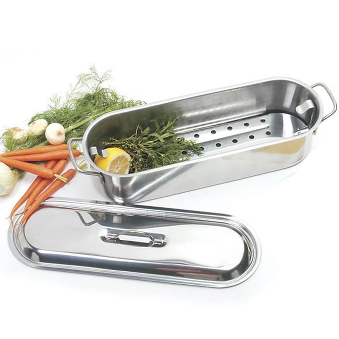 Stainless Steel Fish Poacher 18in