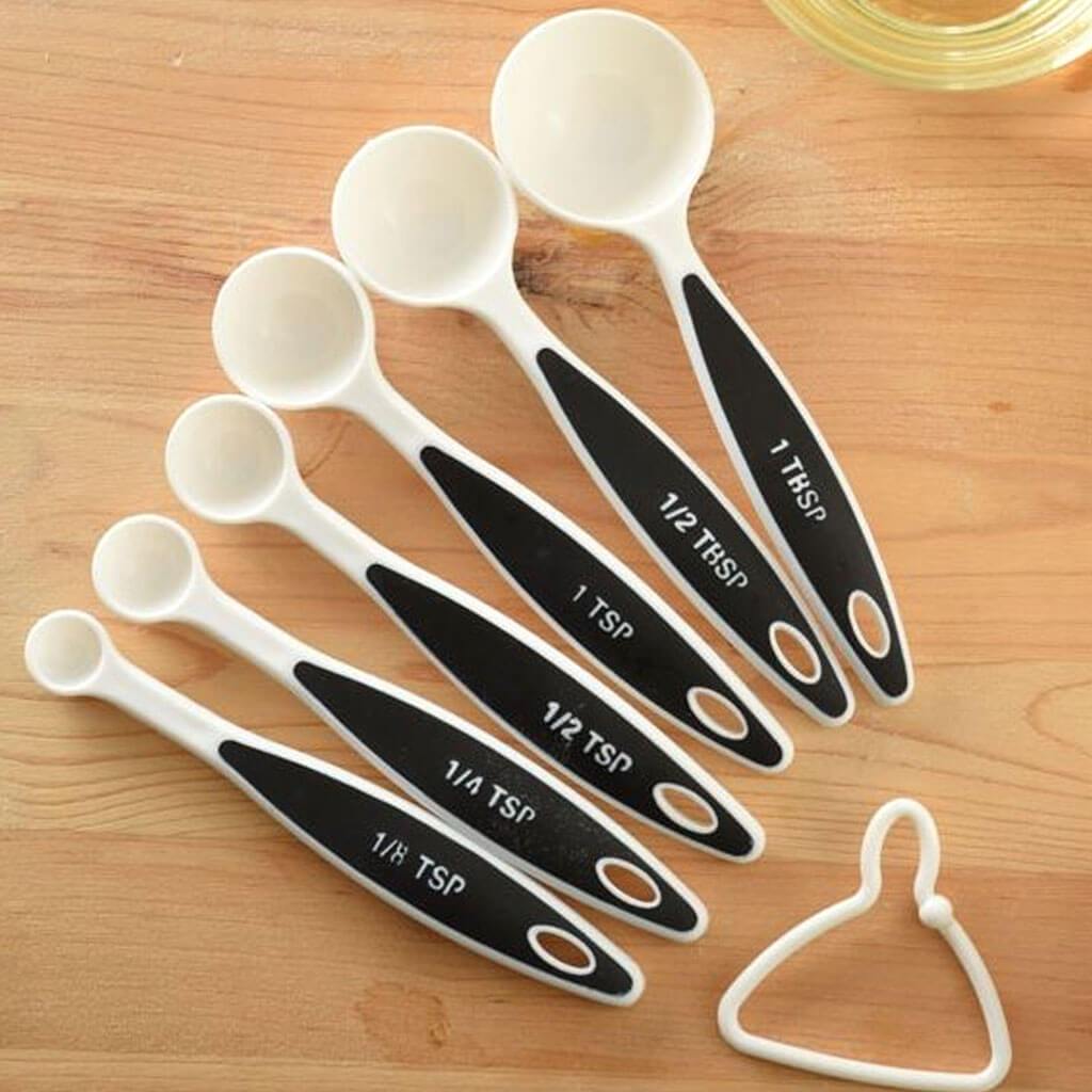 Grip-Ez Measuring Spoons, Set of 6