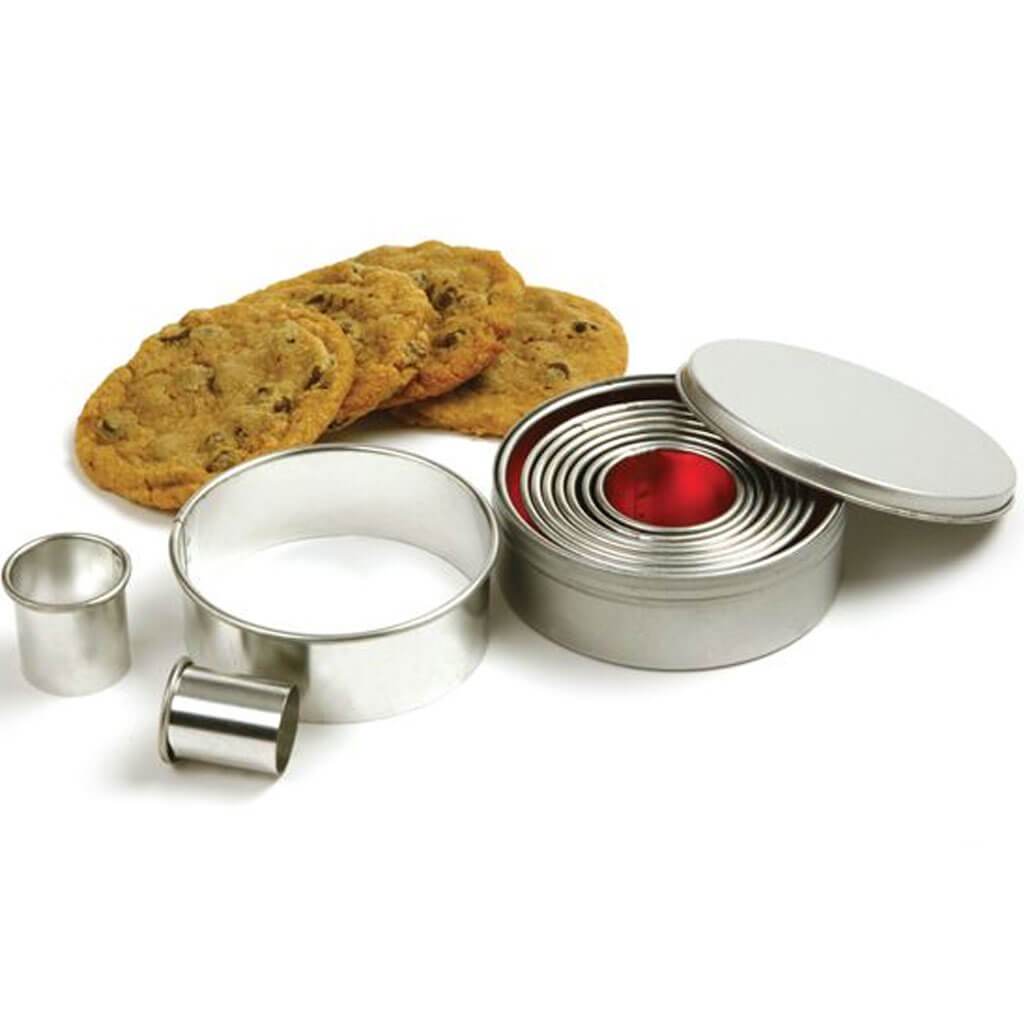 Round Cutters, 11 Piecs