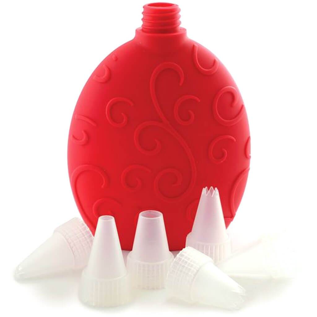Silicone Icing Decorator with 6 Tips