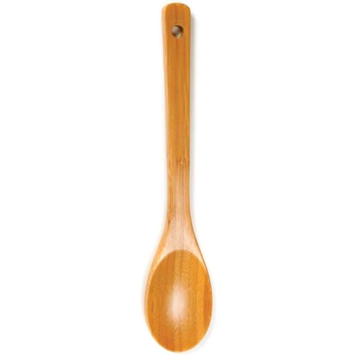 Bamboo Spoon, Flat Handle, 12in
