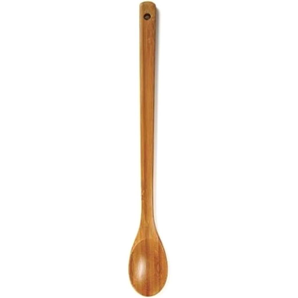 Bamboo Spoon, Flat Handle, 15in.