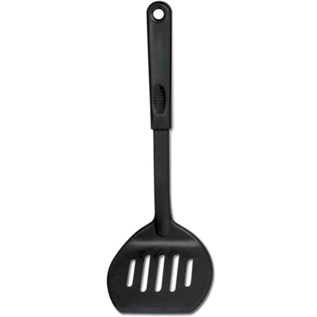 Nylon Slotted Round Turner 11.5in Black