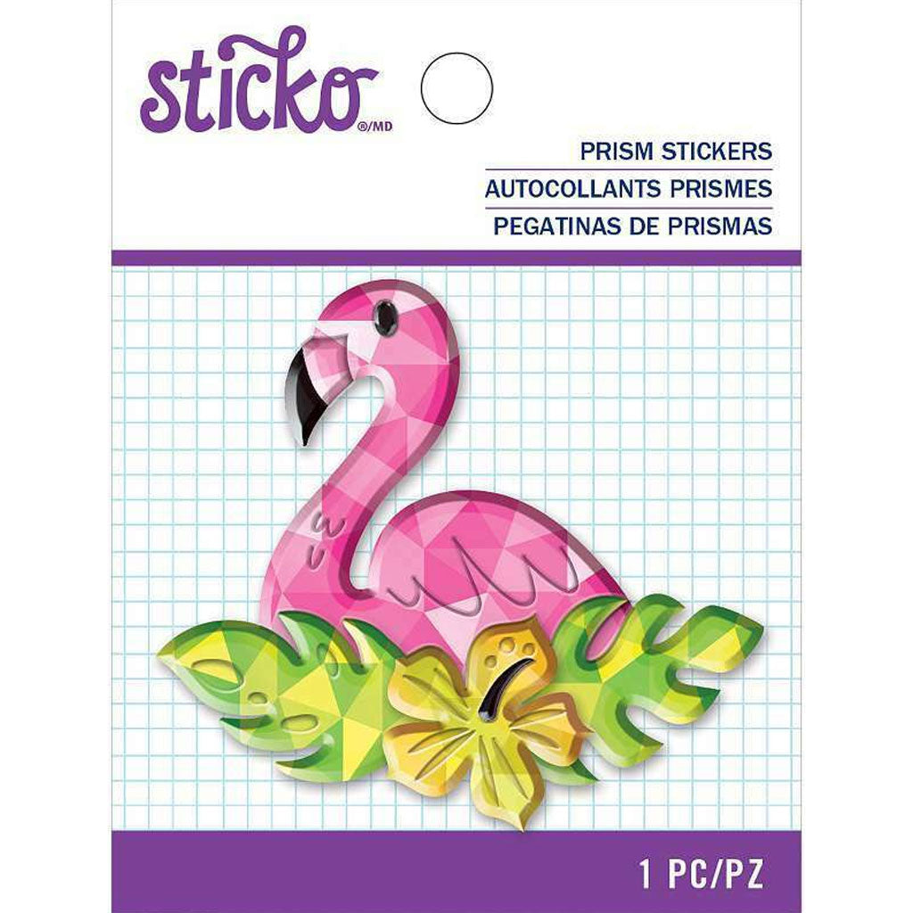 Flamingo Gem Stickers