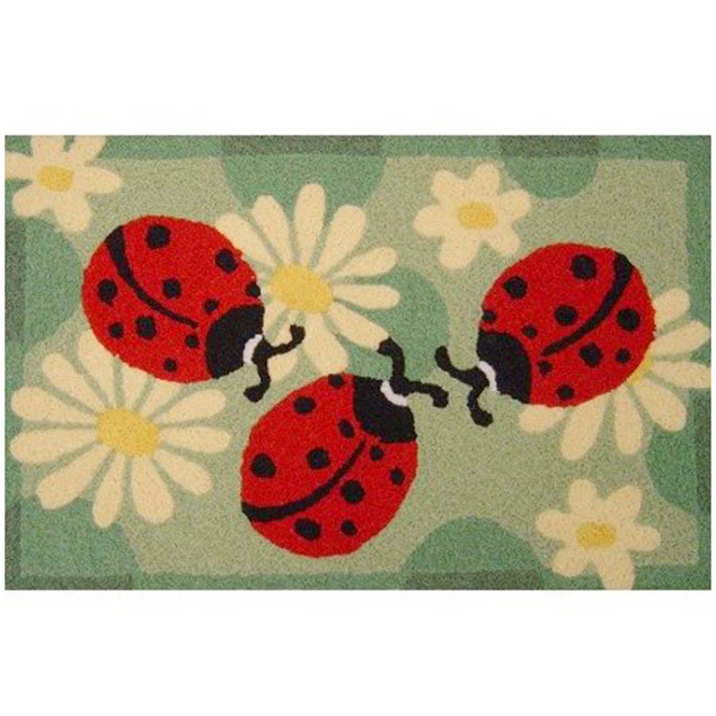 Ladybugs Indoor Outdoor Rug, 20in X 30in