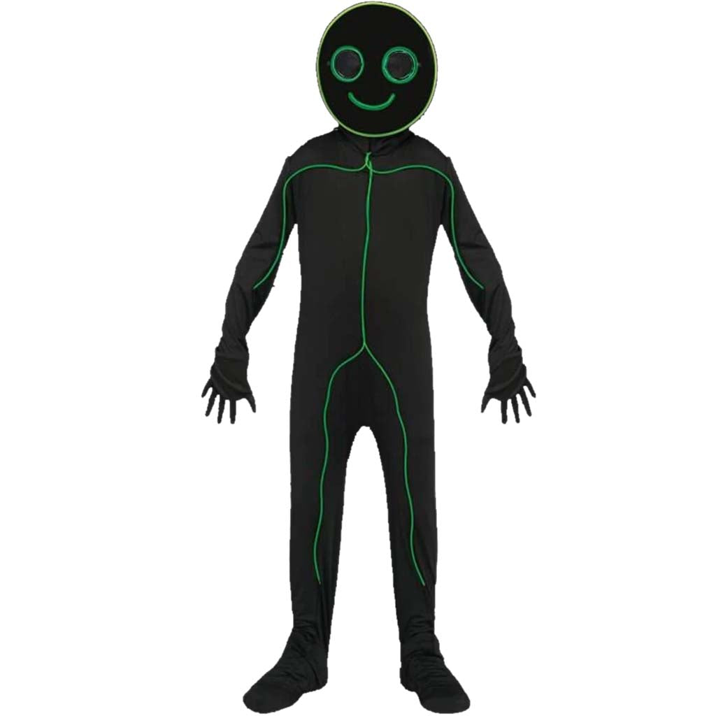 E.L. Light-Up Stick Figure Costume