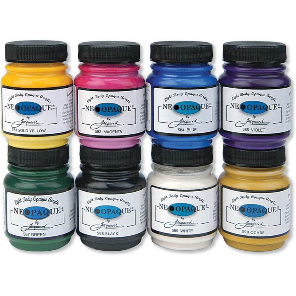 Jacquard Neopaque Acrylic Paint 2.25oz X 8pc