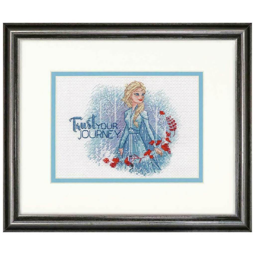 Counted Cross Stitch Kit 7in x 5in Trust Your Journey