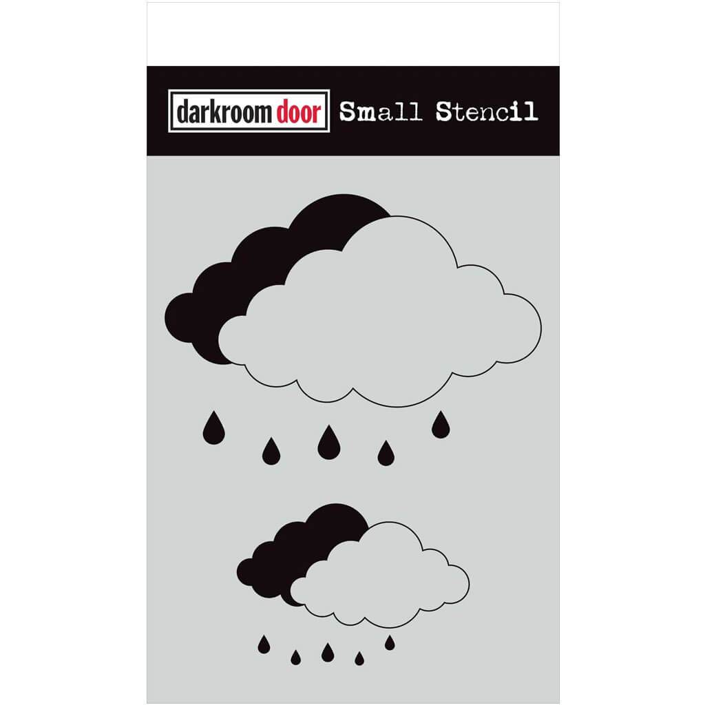 Darkroom Door Stencil 4.5in x 6in Cloud Set