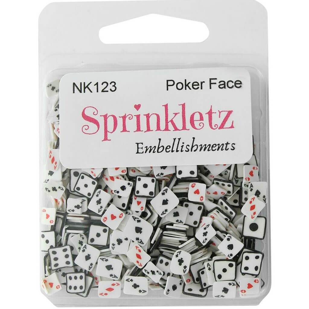 Sprinkletz Embellishments Poker Face