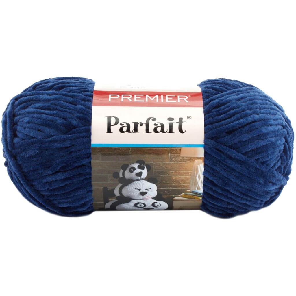 Parfait Solid Chenille Yarn Navy