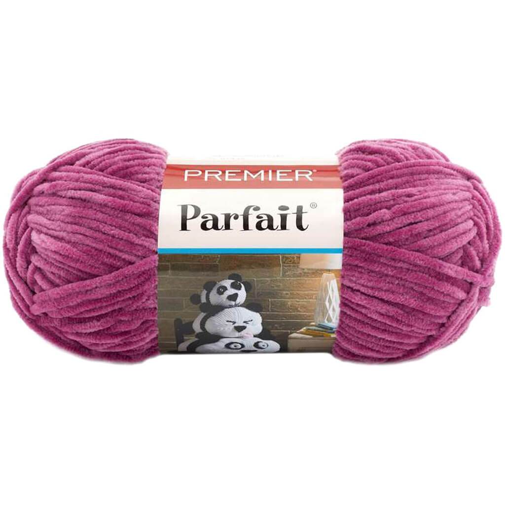 Parfait Solid Chenille Yarn Very Berry