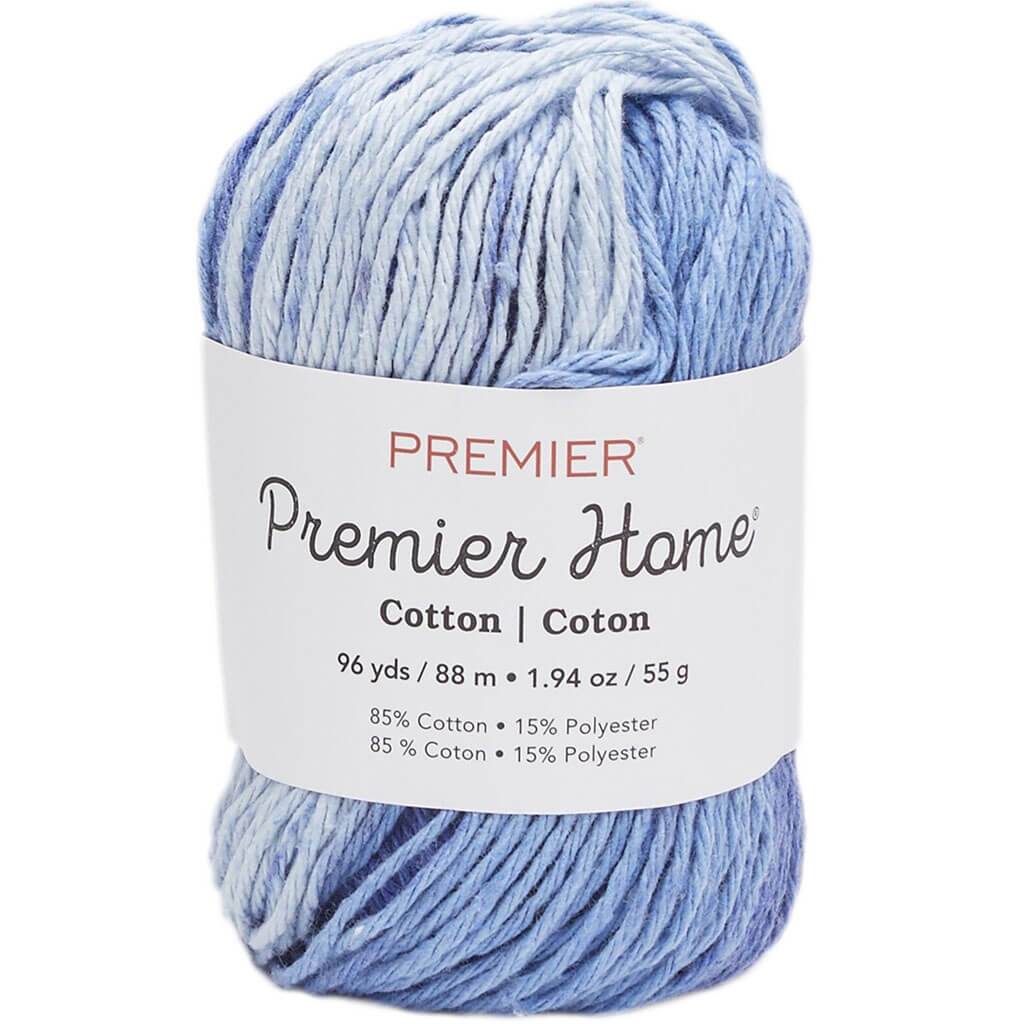 Home Cotton Yarn Multi Cornflower Stripe