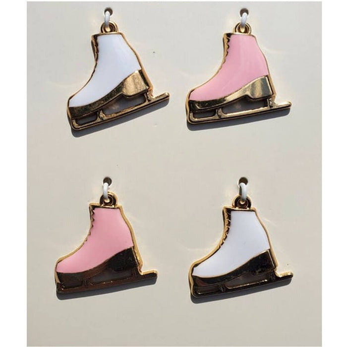Metal Charms 4/Pkg Skates