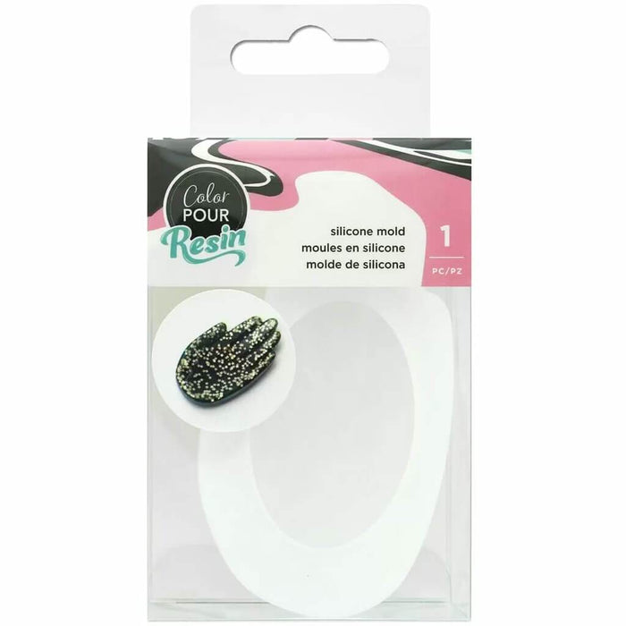 Color Pour Resin Mold Hand Dish