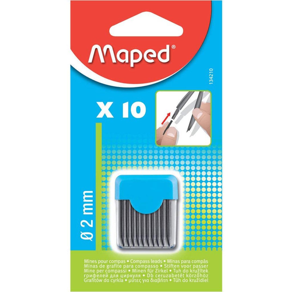 Maped Spare Compass Lead 2mm Refill 10pk