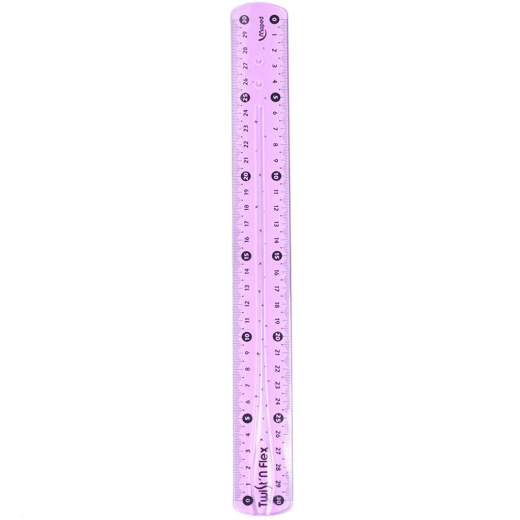 Twist'N Flex Ruler 12in Green