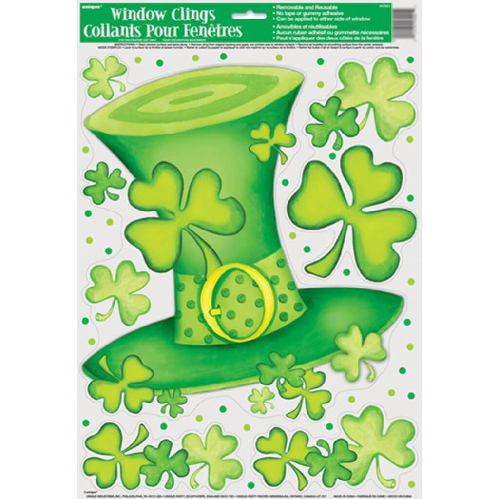 Lucky Stripes Window Cling