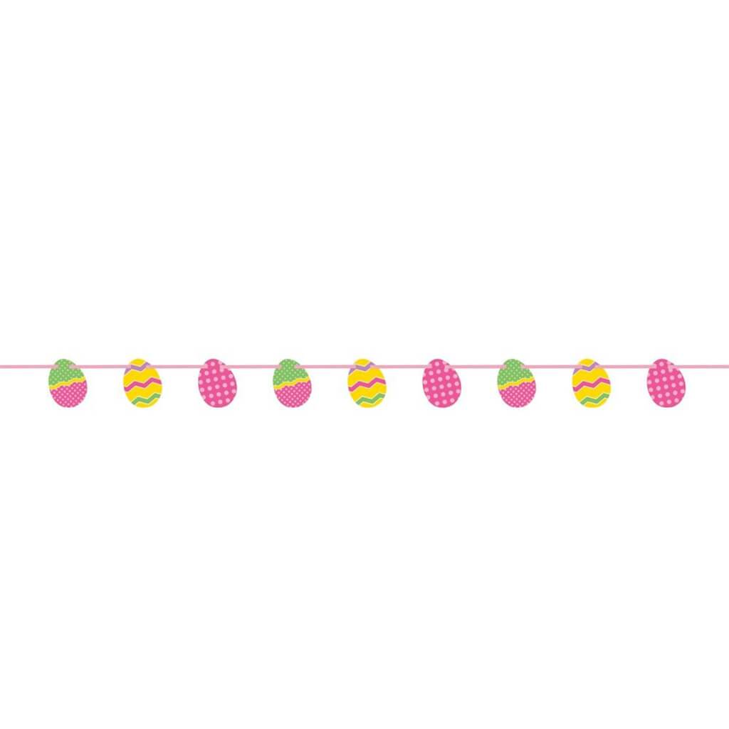 Cutout Easter Egg Garland